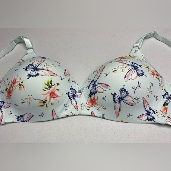 La Vie En Rose Other - LVR GRN FLORAL Sleekback Wireless, 34DD *P1026